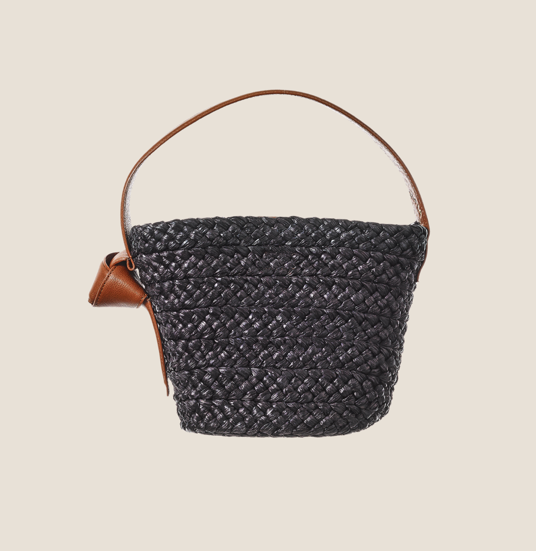 TANY mini side 【BLACK&BROWN】 – ROFIA